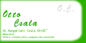 otto csala business card